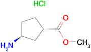 (1S,3S)-Methyl 3-aminocyclopentanecarboxylate hydrochloride