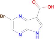 2-Bromo-5H-pyrrolo[2,3-b]pyrazine-7-carboxylic acid