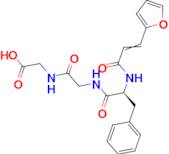 (S)-2-(2-(2-(3-(Furan-2-yl)acrylamido)-3-phenylpropanamido)acetamido)acetic acid