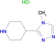 4-(4-Methyl-4H-1,2,4-triazol-3-yl)piperidine hydrochloride