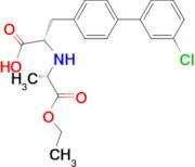 (S)-3-(3'-Chloro-[1,1'-biphenyl]-4-yl)-2-(((S)-1-ethoxy-1-oxopropan-2-yl)amino)propanoic acid