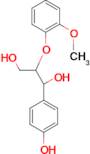 1-(4-Hydroxyphenyl)-2-(2-methoxyphenoxy)propane-1,3-diol