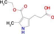 3-(4-(Ethoxycarbonyl)-5-methyl-1H-pyrrol-3-yl)propanoic acid