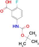 5-((tert-Butoxycarbonyl)amino)-2-fluorobenzoic acid