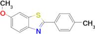 6-Methoxy-2-(p-tolyl)benzo[d]thiazole