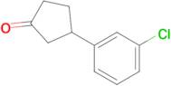 3-(3-CHLOROPHENYL)CYCLOPENTANONE