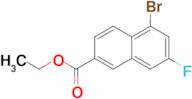 ETHYL 5-BROMO-7-FLUORO-2-NAPHTHOATE