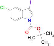 TERT-BUTYL 5-CHLORO-3-IODO-1H-INDOLE-1-CARBOXYLATE