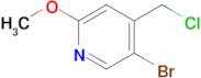 5-BROMO-4-(CHLOROMETHYL)-2-METHOXYPYRIDINE