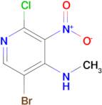 5-BROMO-2-CHLORO-N-METHYL-3-NITROPYRIDIN-4-AMINE