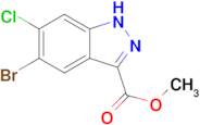 METHYL 5-BROMO-6-CHLORO-1H-INDAZOLE-3-CARBOXYLATE