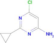 6-CHLORO-2-CYCLOPROPYLPYRIMIDIN-4-AMINE