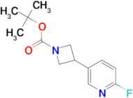 TERT-BUTYL 3-(6-FLUOROPYRIDIN-3-YL)AZETIDINE-1-CARBOXYLATE