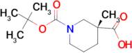 (R)-1-(TERT-BUTOXYCARBONYL)-3-METHYLPIPERIDINE-3-CARBOXYLIC ACID