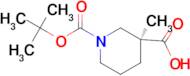 (S)-1-(TERT-BUTOXYCARBONYL)-3-METHYLPIPERIDINE-3-CARBOXYLIC ACID