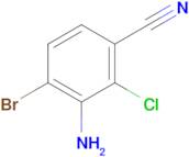 3-AMINO-4-BROMO-2-CHLOROBENZONITRILE