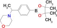 4-(1-(4-(4,4,5,5-TETRAMETHYL-1,3,2-DIOXABOROLAN-2-YL)PHENYL)ETHYL)MORPHOLINE