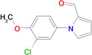 1-(3-CHLORO-4-METHOXYPHENYL)-1H-PYRROLE-2-CARBALDEHYDE