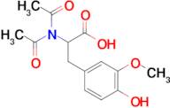 2-(N-ACETYLACETAMIDO)-3-(4-HYDROXY-3-METHOXYPHENYL)PROPANOIC ACID