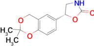 (5R)-5-(2,2-DIMETHYL-4H-1,3-BENZODIOXIN-6-YL)-1,3-OXAZOLIDIN-2-ONE