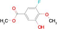 METHYL 3-FLUORO-5-HYDROXY-4-METHOXYBENZOATE