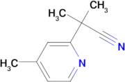 2-METHYL-2-(4-METHYLPYRIDIN-2-YL)PROPANENITRILE