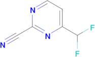 4-(DIFLUOROMETHYL)PYRIMIDINE-2-CARBONITRILE