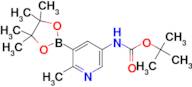 (5-((TERT-BUTOXYCARBONYL)AMINO)-2-METHYLPYRIDIN-3-YL)BORONIC ACID PINACOL ESTER