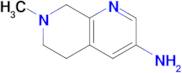 7-METHYL-5,6,7,8-TETRAHYDRO-1,7-NAPHTHYRIDIN-3-AMINE