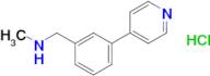 N-METHYL-1-(3-(PYRIDIN-4-YL)PHENYL)METHANAMINE HCL