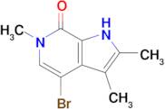 4-BROMO-2,3,6-TRIMETHYL-1H-PYRROLO[2,3-C]PYRIDIN-7(6H)-ONE