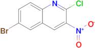 6-BROMO-2-CHLORO-3-NITROQUINOLINE