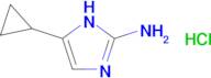 5-CYCLOPROPYL-1H-IMIDAZOL-2-AMINE HCL
