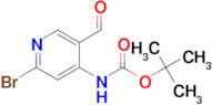 TERT-BUTYL (2-BROMO-5-FORMYLPYRIDIN-4-YL)CARBAMATE