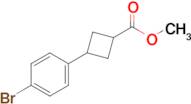 METHYL 3-(4-BROMOPHENYL)CYCLOBUTANECARBOXYLATE