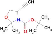 TERT-BUTYL 4-ETHYNYL-2,2-DIMETHYLOXAZOLIDINE-3-CARBOXYLATE