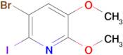 3-BROMO-2-IODO-5,6-DIMETHOXYPYRIDINE