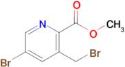 METHYL 5-BROMO-3-(BROMOMETHYL)PICOLINATE