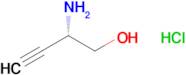 (S)-2-AMINOBUT-3-YN-1-OL HCL