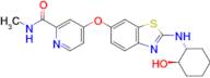 4-((2-(((1R,2R)-2-HYDROXYCYCLOHEXYL)AMINO)BENZO[D]THIAZOL-6-YL)OXY)-N-METHYLPICOLINAMIDE