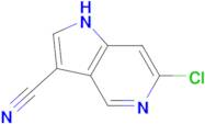 6-CHLORO-1H-PYRROLO[3,2-C]PYRIDINE-3-CARBONITRILE