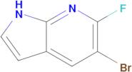 5-BROMO-6-FLUORO-1H-PYRROLO[2,3-B]PYRIDINE