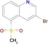 3-BROMO-5-(METHYLSULFONYL)QUINOLINE