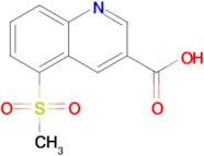 5-(METHYLSULFONYL)QUINOLINE-3-CARBOXYLIC ACID