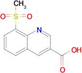 8-(METHYLSULFONYL)QUINOLINE-3-CARBOXYLIC ACID