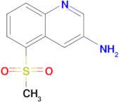 5-(METHYLSULFONYL)QUINOLIN-3-AMINE