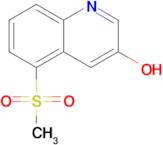 5-(METHYLSULFONYL)QUINOLIN-3-OL