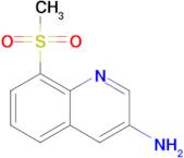 8-(METHYLSULFONYL)QUINOLIN-3-AMINE