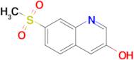 7-(METHYLSULFONYL)QUINOLIN-3-OL