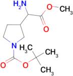 TERT-BUTYL 3-(1-AMINO-2-METHOXY-2-OXOETHYL)PYRROLIDINE-1-CARBOXYLATE